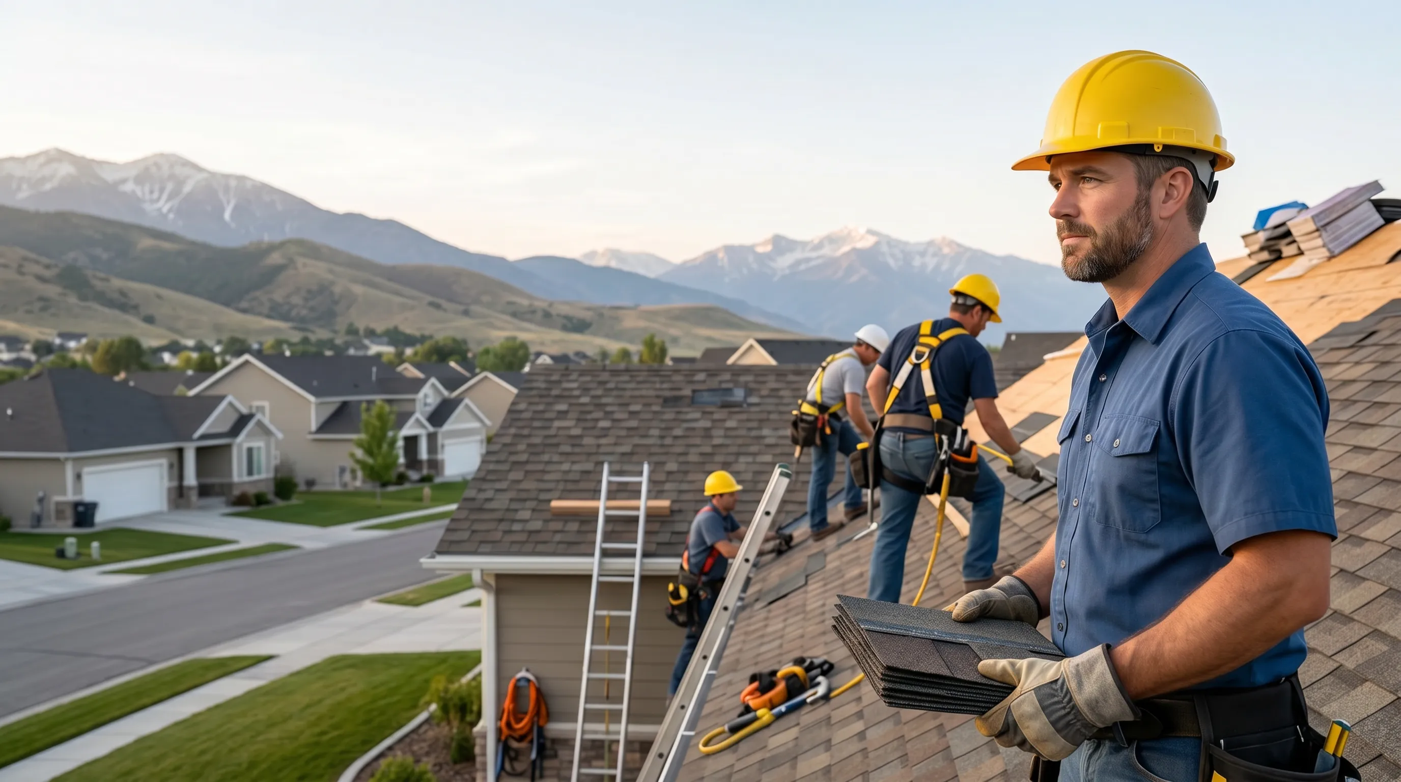 Roofer ready to help in Calgary