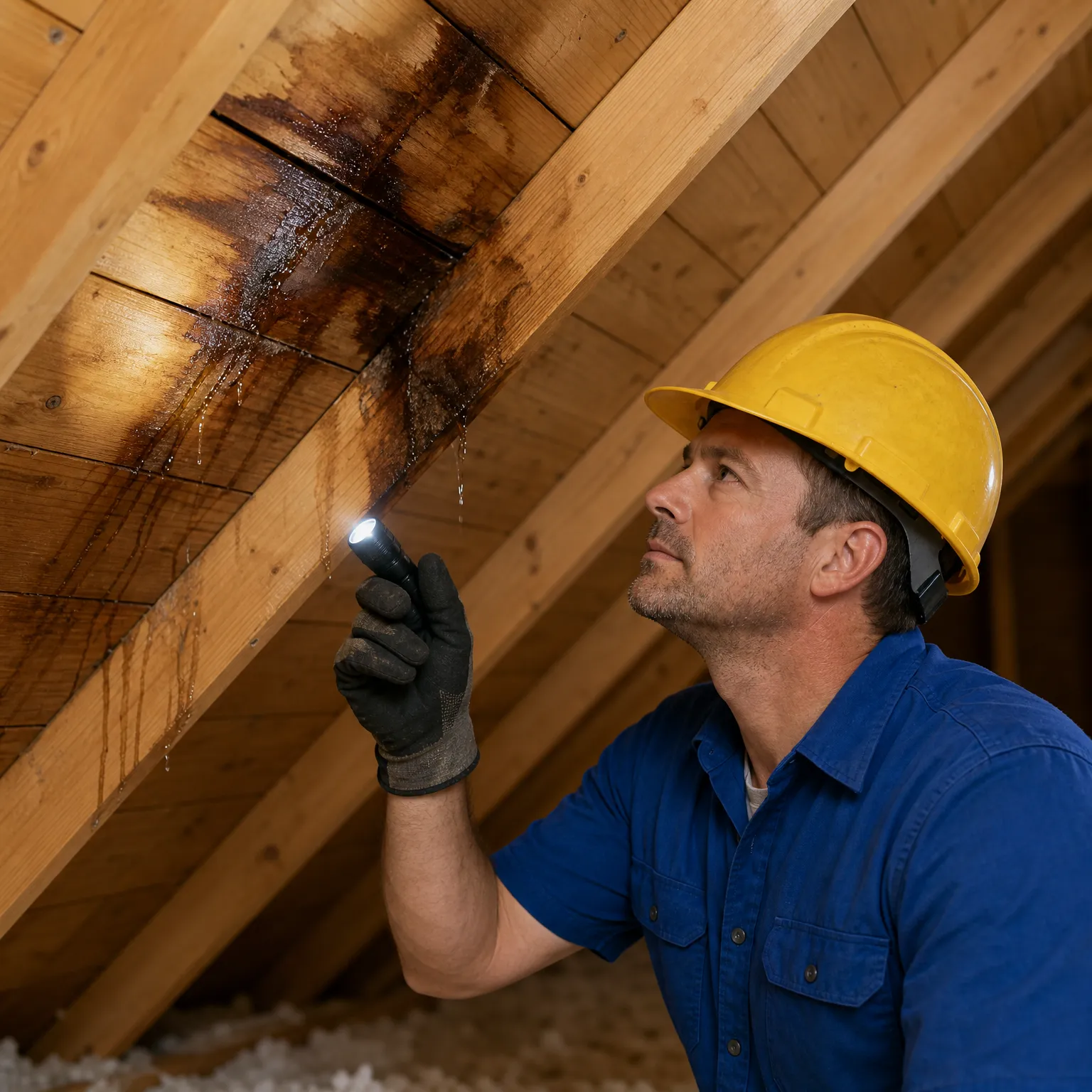 Detailed roof inspection
