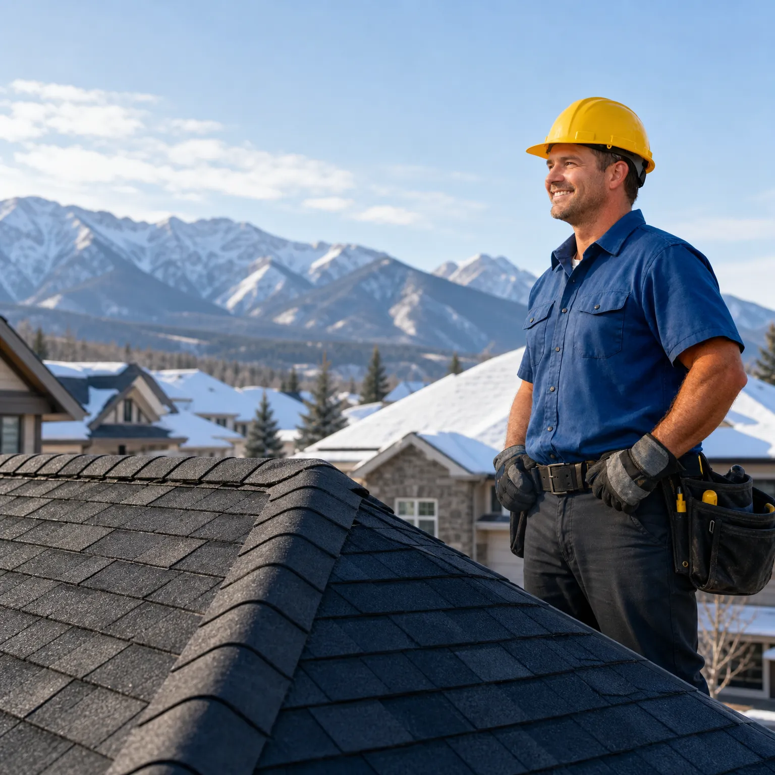 Roof replacement installation